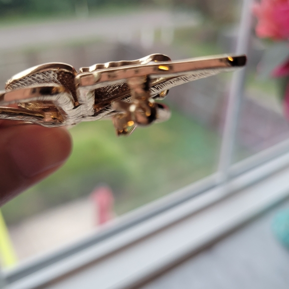 Butterfly Brooch NIB ~ Charter Club ~ Abalone & Rhinestone ~ Boho Chic! - Picture 11 of 16